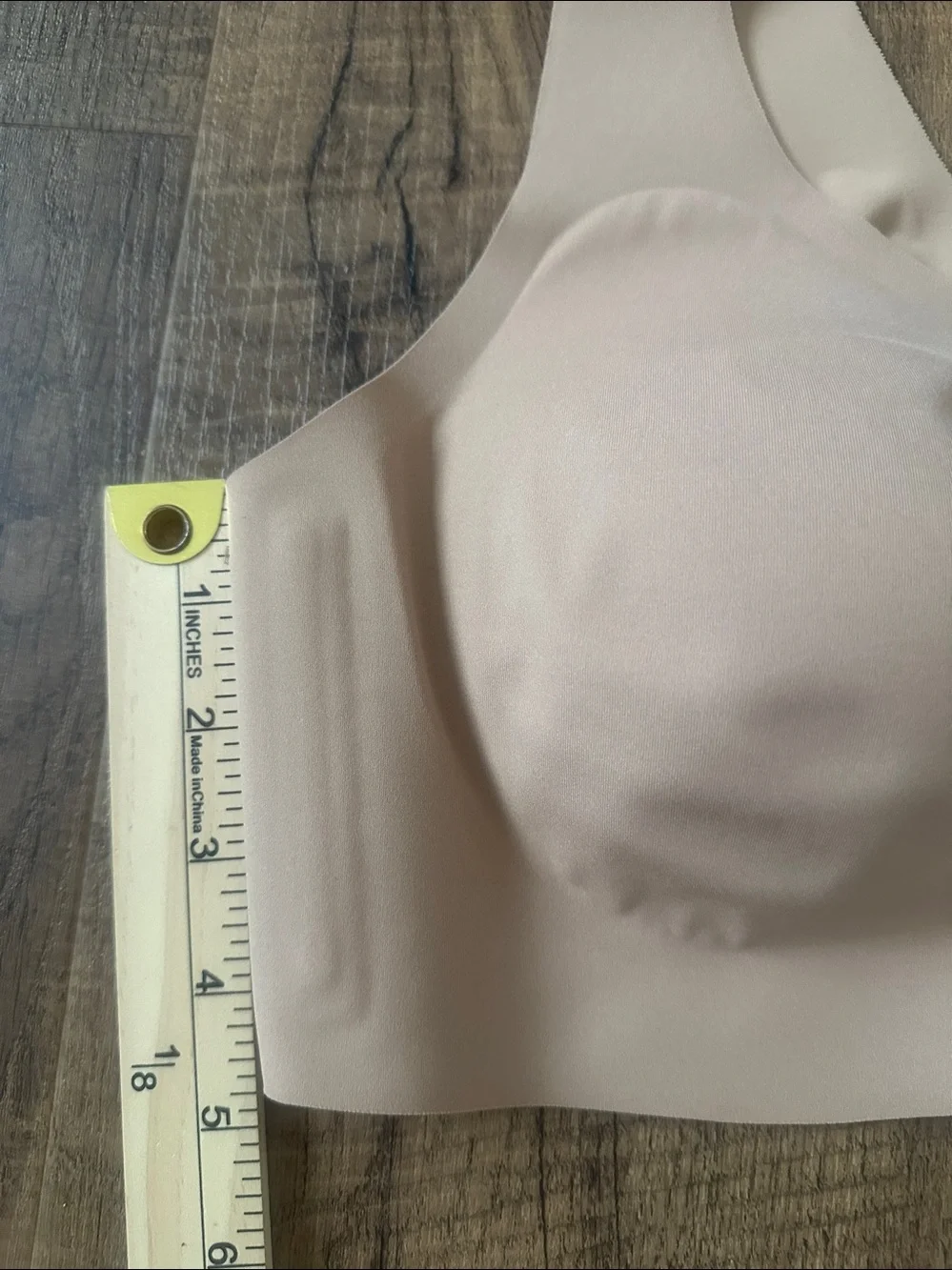 Honey Love V Neck Bra Sand L 38 B/C NWOT